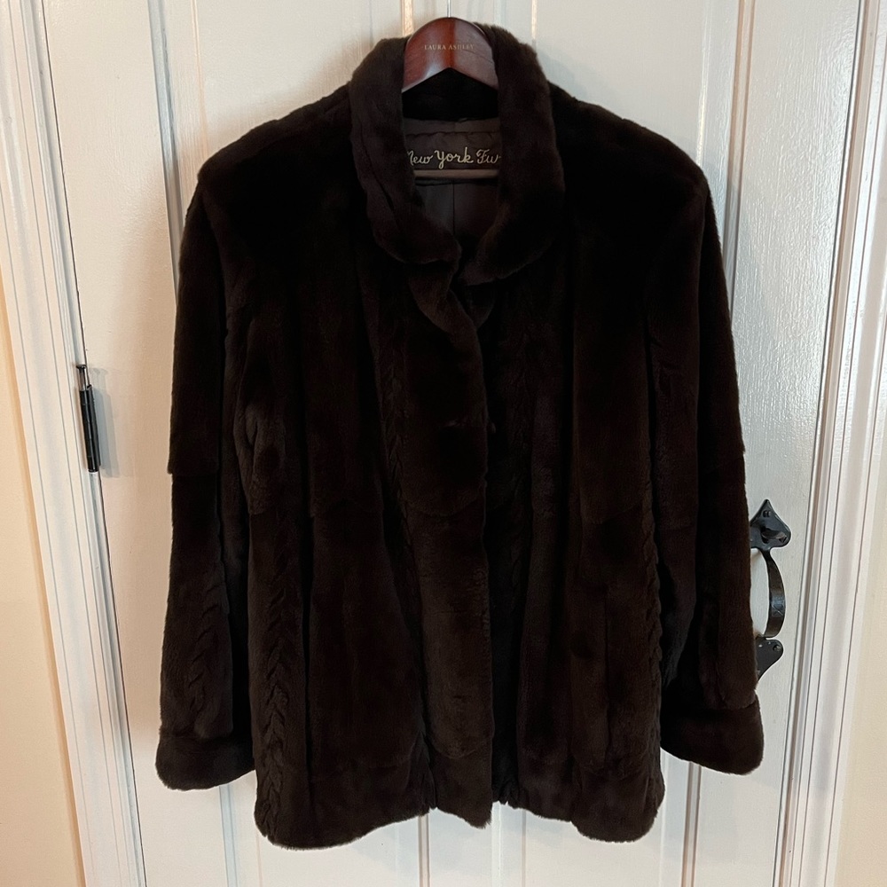 Real Sheared Mink Coat